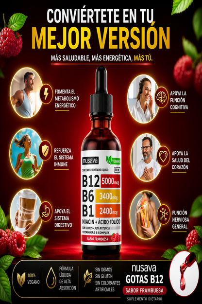 Complejo B En Gotas B12-B6-B1