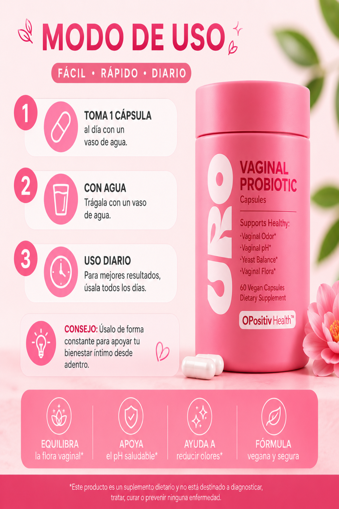 URO Probiótico Vaginal